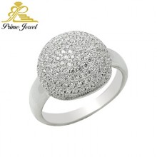 Gümüş Zirkon Taşlı Yüzük